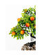 SteweHome Dekorative künstliche Bonsai Topfpflanze Holz Steingranulat