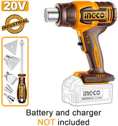 Ingco HGLI2008 Пистолет за горещ въздух 20V Ingco HGLI2008 Пистолет за горещ въздух 20V