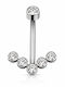 Nire Nire Ohrring Piercing aus Titan Silber