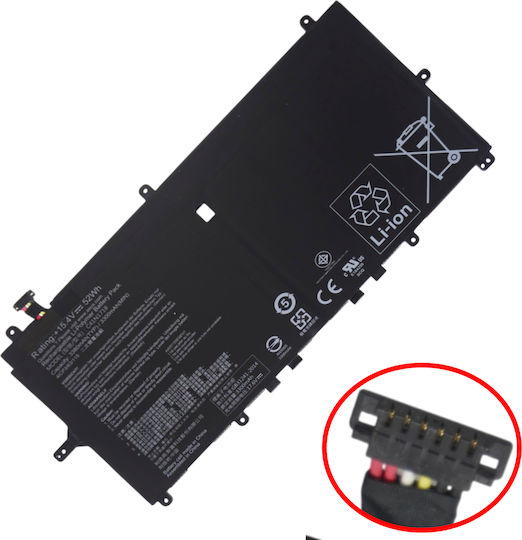 Съвместима Батерия за Asus Asus Novago Tp370, Tp370ql, Tp370q с 3380mAh