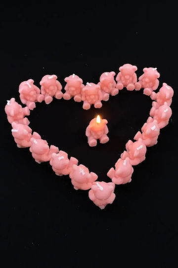 SteweHome Dekoratives Kerze Kugel Rosa 30 Stück