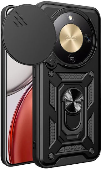 Honor Magic8 Lite 5g Case Amorus Hard Back Pc+tpu Black Stand