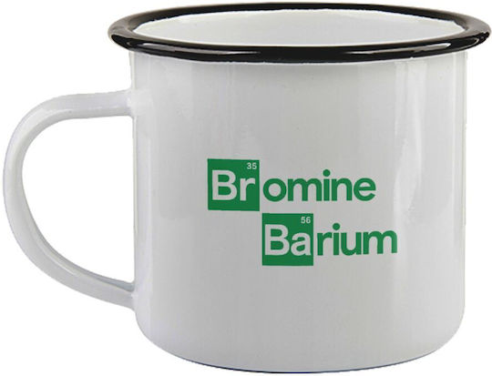 Koupakoupa Breaking Bad Parody Bromine Barium Enamel Mug Black 360ml