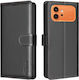 Honor 600 5g Pro 5g Binfen Case Color Bf32 Flip Synthetic Leather Pu Tpu Black Rfid Wallet Stand