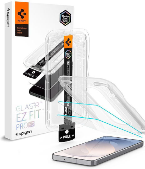 Закалено стъкло за защита Samsung Galaxy S26 FE Spigen Glas.tr Ez Fit Pro AC 2-Pack Clear AGL11811