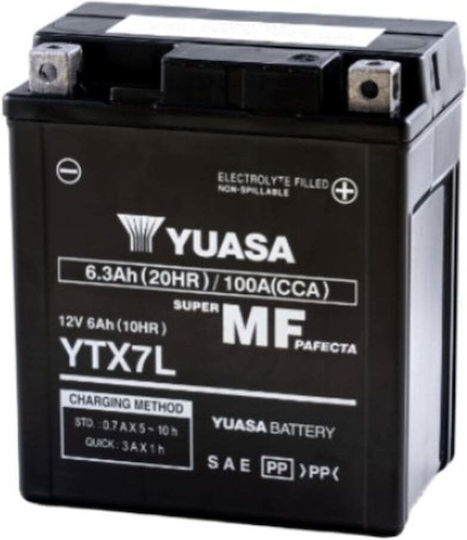 Батерия за Мотоциклет Yuasa Ytx7l Agm 12v 6ah 100a