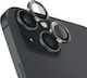 Zanaé Camera Protector Iphone 15 15 Plus Tempered Glass Aluminium Black