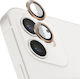 Zanaé Kameraobjektivschutz Iphone 12 Mini Gehärtetes Glas Aluminium Gold