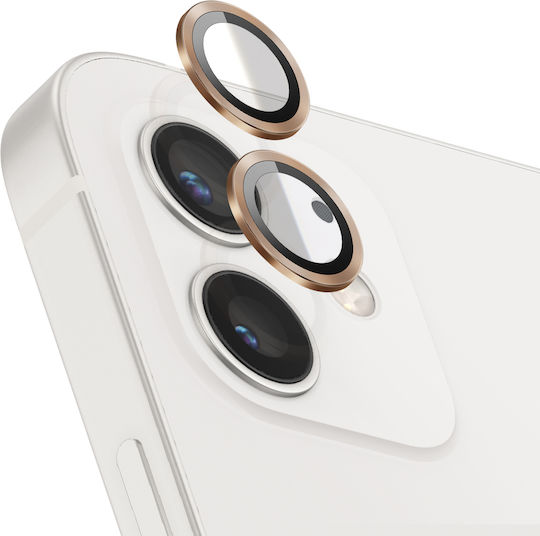 Zanaé Kameraobjektivschutz Iphone 12 Mini Gehärtetes Glas Aluminium Gold