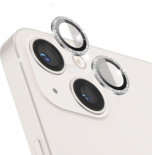 Zanaé Camera Lens Protector Iphone 13 In Tempered Glass & Aluminium Silver