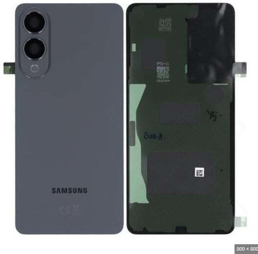 Samsung S937b Galaxy S25 Edge Battery Door + Battery Door Adhesive + Back Camera Lens Bezel Black Oem