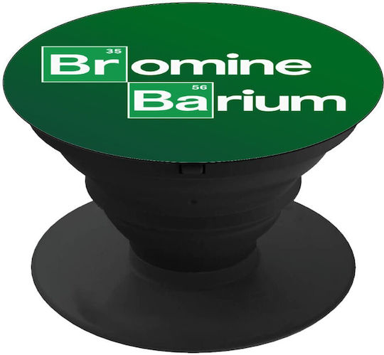 Breaking Bad Parodie Bromid Barium Telefonhalter Stand Schwarz Basis Stütze Handy In Der Hand