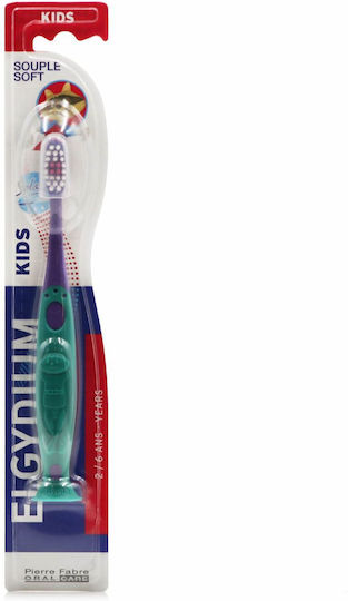 Elgydium Periuță de dinți pentru bebeluși pentru 2+ ani Verde