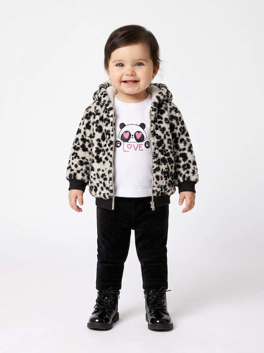 Kids Tracksuit Set With Jacket With Top Multicolour 3 Pieces