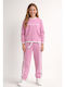 Kids Sweatpants Set Pink