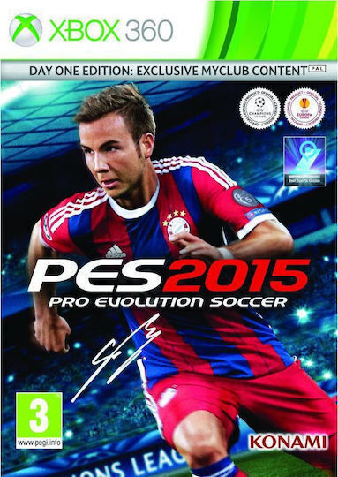 Pes 2015 XBOX 360 Spiele Tag eins Ausgabe Griechenisch