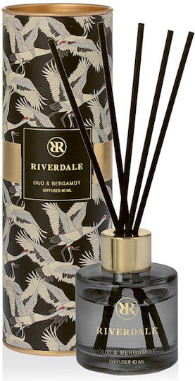 Oud & Bergamotte Diffusor 40ml Boutique Duftstäbchen Riverdale