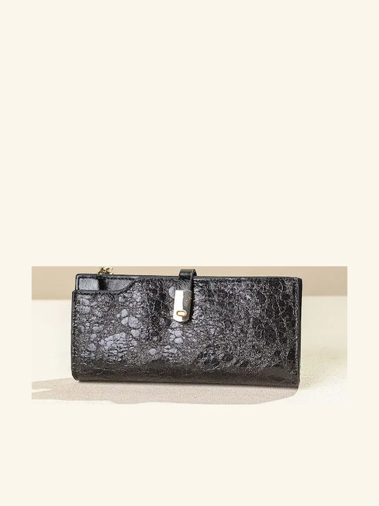 Fragola Large Women's Wallet Black drops