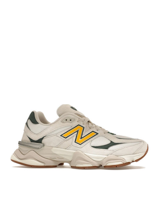 New Balance 9060 Adidasi pentru bărbați Albe