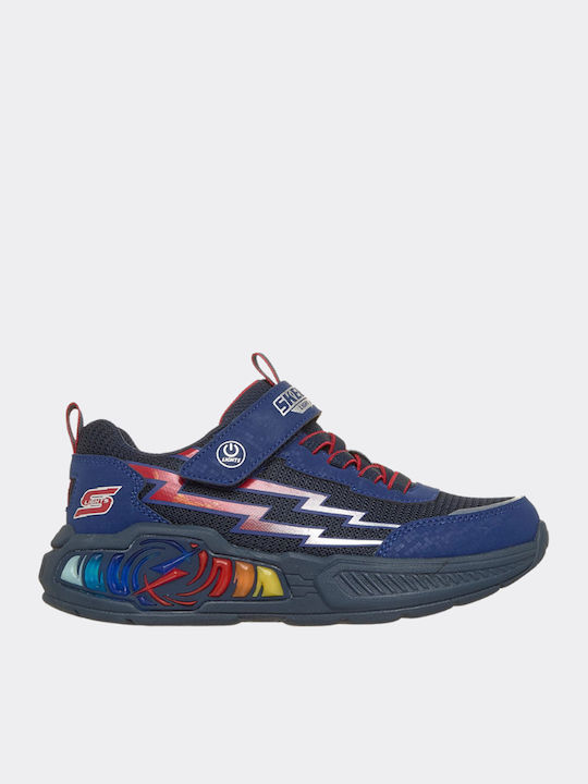 Skechers Storm Adidași Copii Cu Închidere Hoop & Loop Albastru