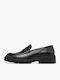 Δερμάτινα Γυναικεία Loafers σε Μαύρο Χρώμα