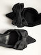 Spitze Zehe Pumps mit Absatzstiletto Schwarze X27-310-3298-Schwarz