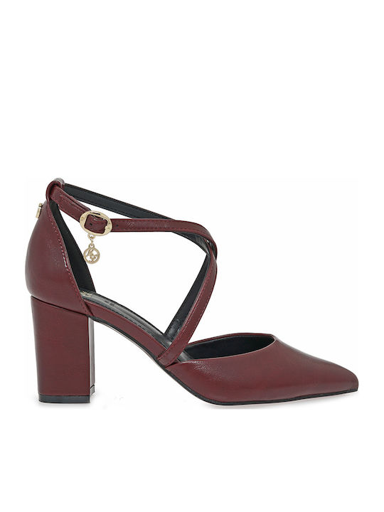 Exe Exe Pumps Mit Mittelhohem Burgundischen Absatz