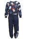 Kinder Sweatpants Set Mit Bluse Dunkelblau 2Stücke