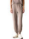 Damen Jogginghosen mit Jogger und Hohe Taille in Braun