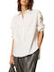 Long Sleeve Women's Shirt Off White
