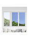 Static Reflective Window Film Silver 45 x 1000 cm PVC 3394727 Silver
