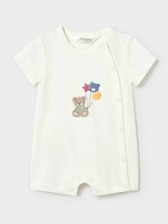 Mayoral Ecru Baby-Strampler