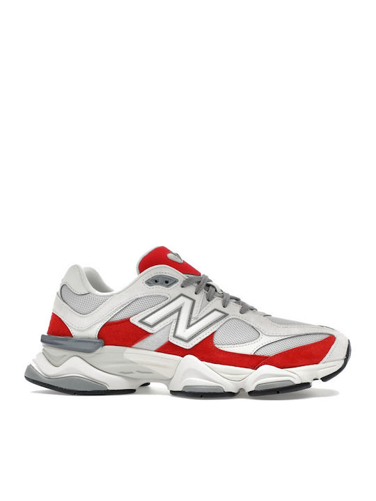 New Balance 9060 Sneakers Weiß Rot