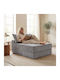 Costway Sitzsack Grau 48x93x118cm