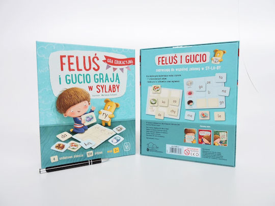 Επιτραπέζιο Παιχνίδι Feluś and Gucio Play with Syllables για 1-4 Παίκτες 5+ Ετών (PL) Nasza Ksiegarnia