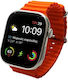 Smartwatch με Παλμογράφο (Πορτοκαλί)