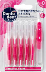 Dontodent Μεσοδόντιες Οδοντογλυφίδες 0.4mm 6τμχ