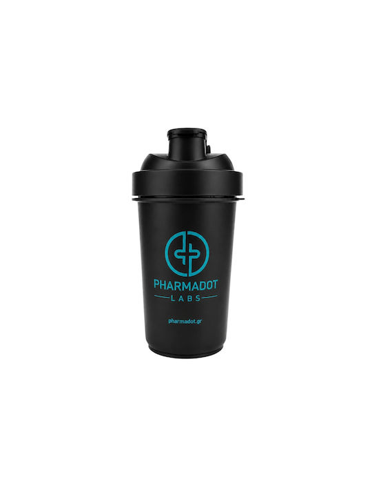 Pharmadot Labs Шейкър За Протеини 600ml Пластмасов Черен