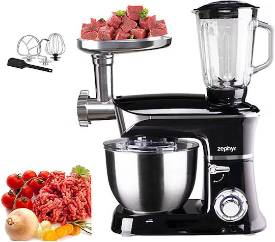 Sapir Кухненски робот 1900W с Неръждаем Казан 6.5lt Черен