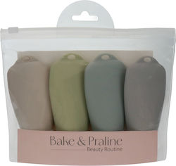Bake & Praline Sticluțe de călătorie 4 bucăți Bake & Praline Sticluțe de călătorie 4 bucăți