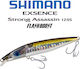 Shimano Strong Assassin Flash Boost Künstliche Köder Fisch (Minnow) 12,5cm/27g 007