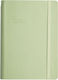 Type Center Daily Agenda A5 2027 Green Leather 14x20.5cm with Personalization
