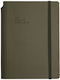 Type Center Weekly Agenda A5 2027 Khaki Leather 14x20.5cm (with Personalization)