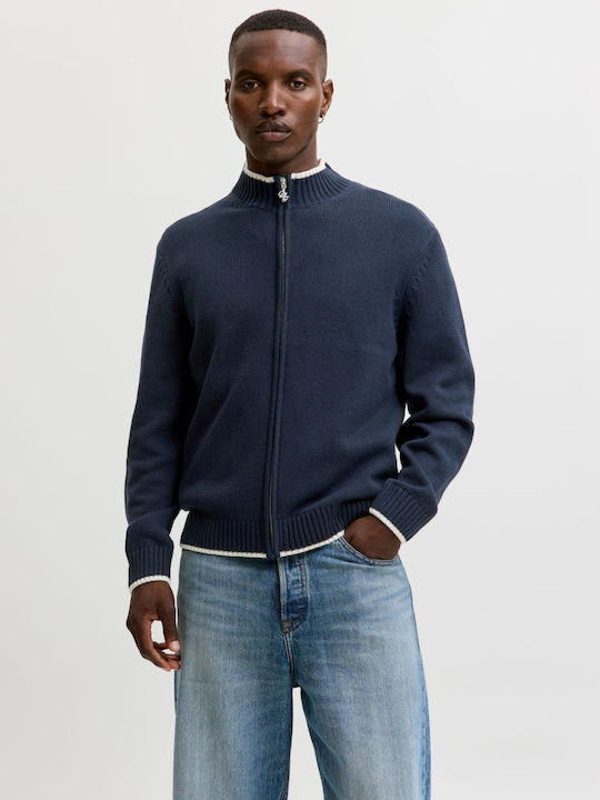 Cardigan bărbătesc tricotat Dark Navy