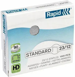 Rapid Capse Standard 23/12 60-90 Foi Cutie 1000 Bucăți
