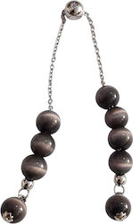 Kalliopi Silver Begleri with 10 Beads Length 25cm Grey Kalliopi Silver Begleri with 10 Beads Length 25cm Grey