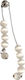 Kalliopi Silver Kalliopi Silver Sorgenperlen mit 10 Perlen Länge 25cm Weiß