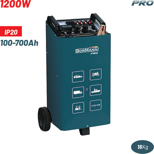 Bormann Pro BBC7030 Batterieladegerät Für Auto & Lastkraftwagen 12/24V