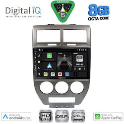 Digital IQ Auto-Audiosystem für Jeep Compass / Patriot 2007-2016 (Bluetooth/USB/Eingebautes Wi-Fi / 3G/GPS/Apple CarPlay/Android Auto) mit 10 Zoll Touchscreen