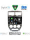 Digital IQ Автомобилна Аудио Система за Jeep Compass / Patriot 2007-2016 (Bluetooth/USB/Вграден Wi-Fi/GPS/Apple CarPlay/Android Auto) с Touch Screen 10"